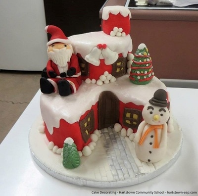 Decorate your own Christmas cake