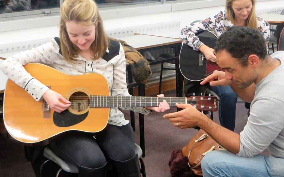 Teach the guitar to Adult Learners