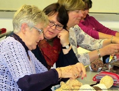 Learn Crochet, Knitting or other handicrafts