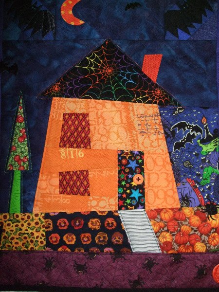Patchwork house pattern